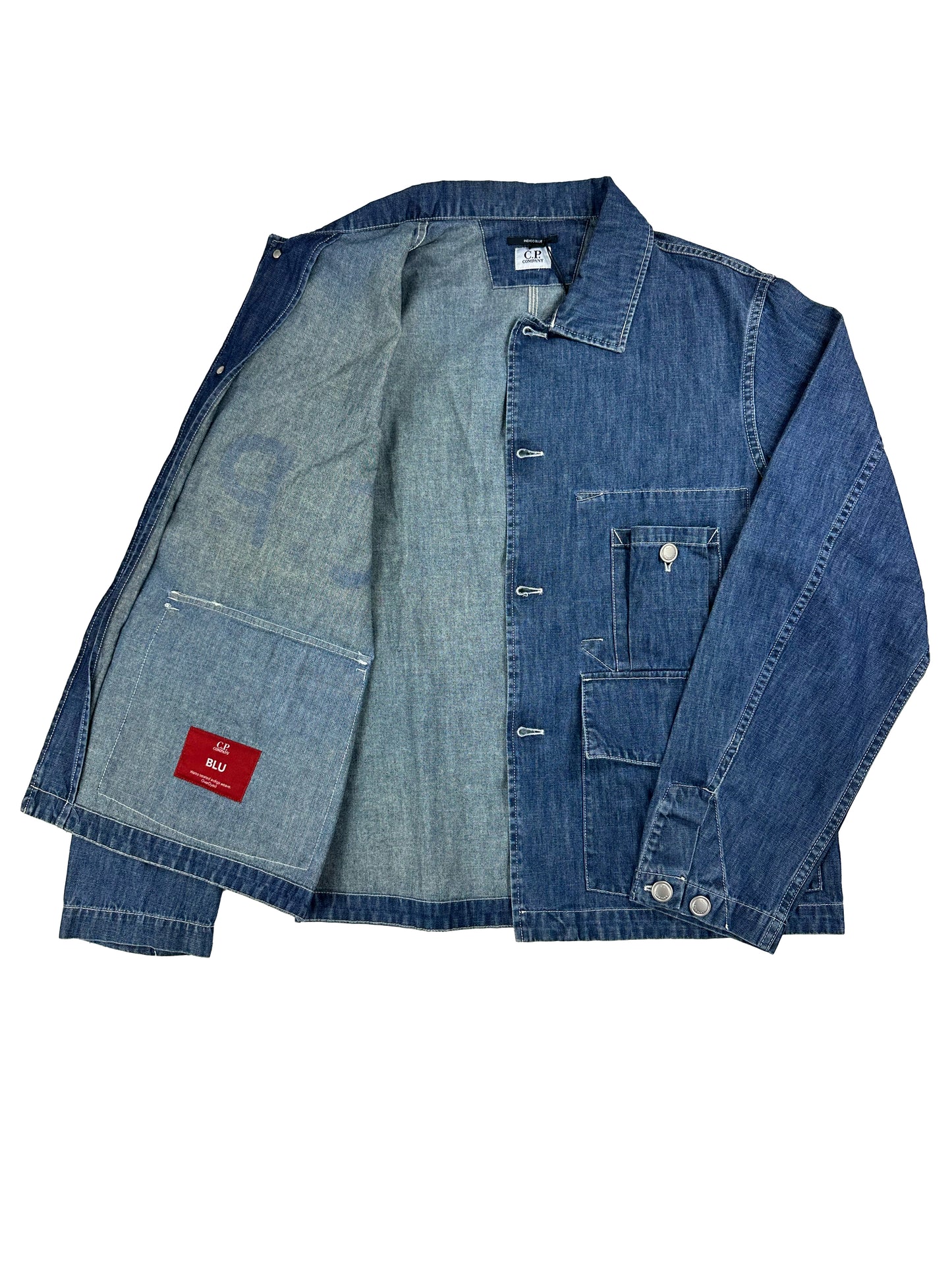 C.P Company - Giacca di Jeans Logo Print