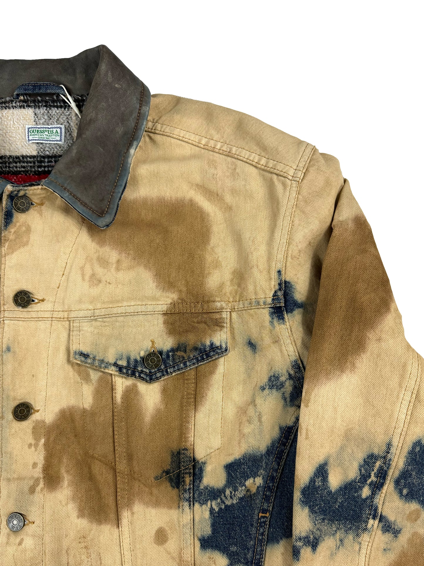 Guess - Giacca In Denim Scolorito