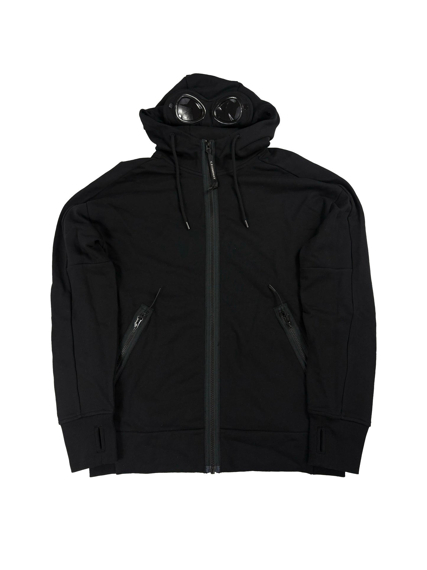C.P. Company - Felpa con Cappuccio e Zip Goggle
