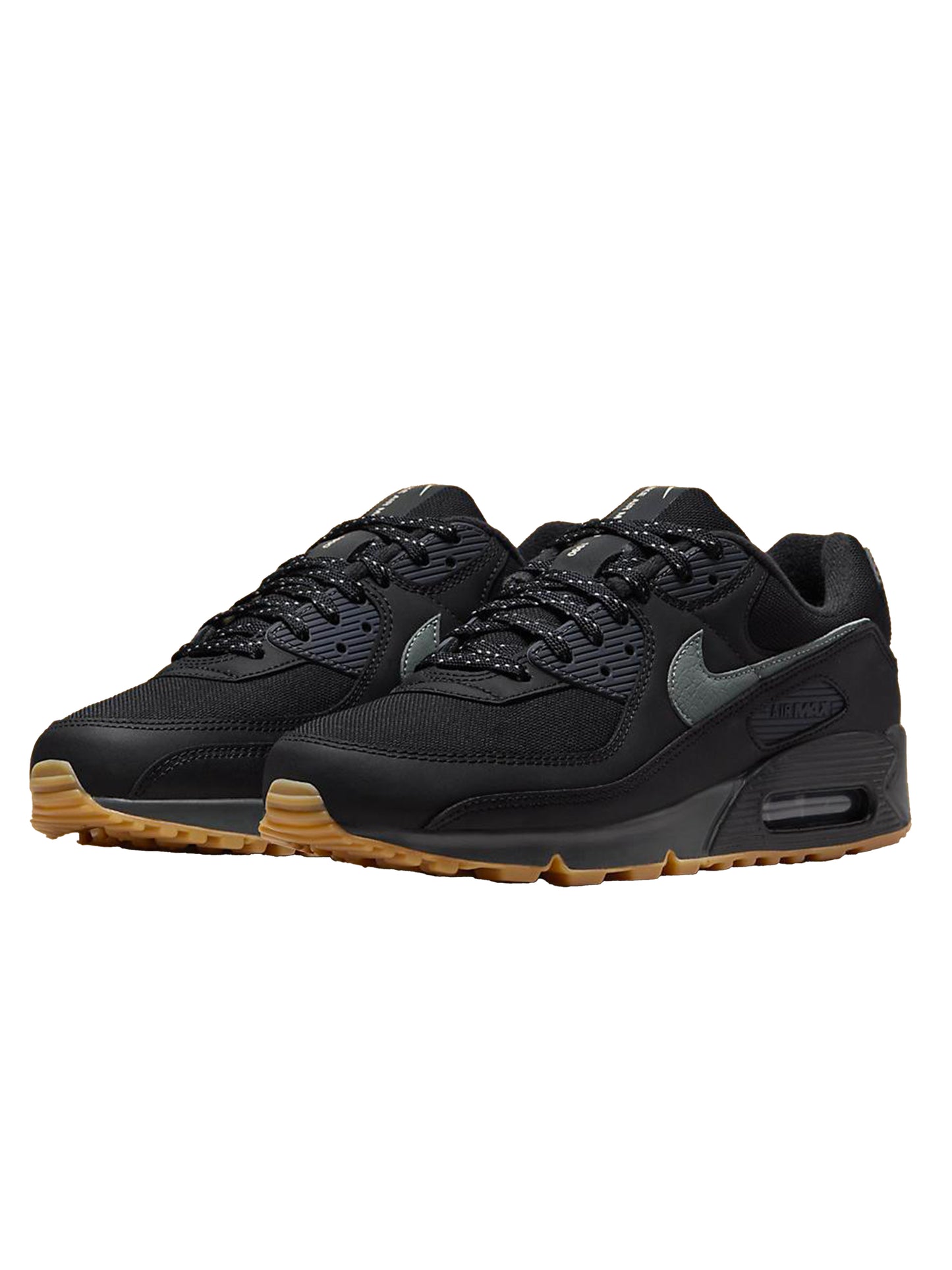 Nike - Air Max 90 Black Smoke Grey Gum Reflective