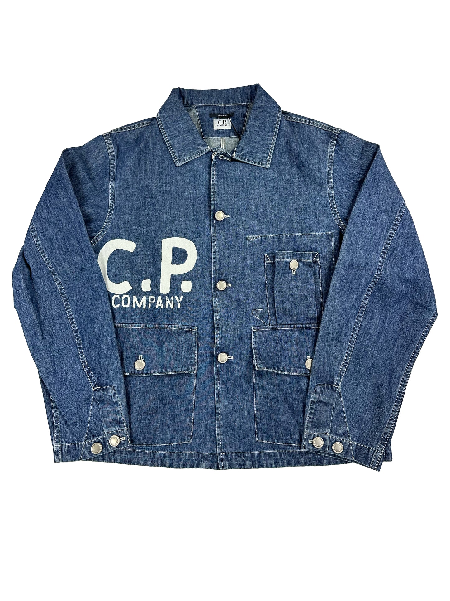 C.P Company - Giacca di Jeans Logo Print