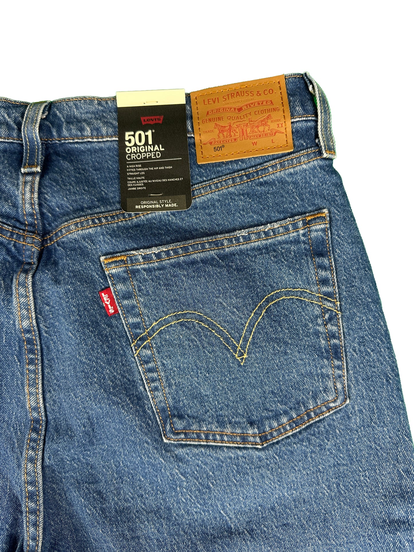 Levi's - Jeans 501 Original Cropped