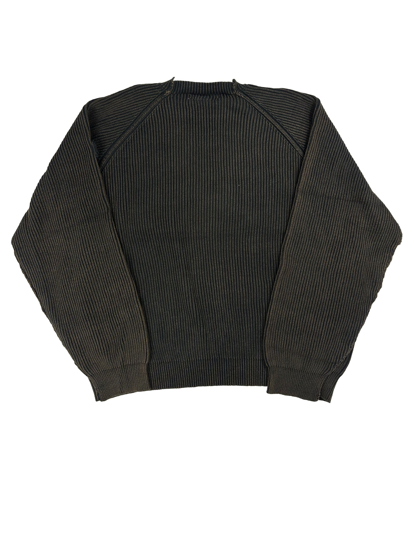 Untitled Artworks - Maglione Consumed Knit Ribbed