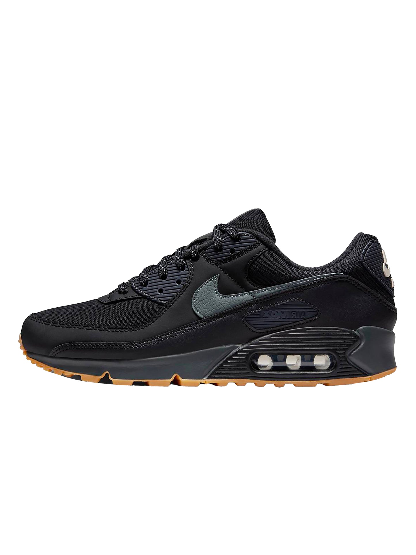 Nike - Air Max 90 Black Smoke Grey Gum Reflective