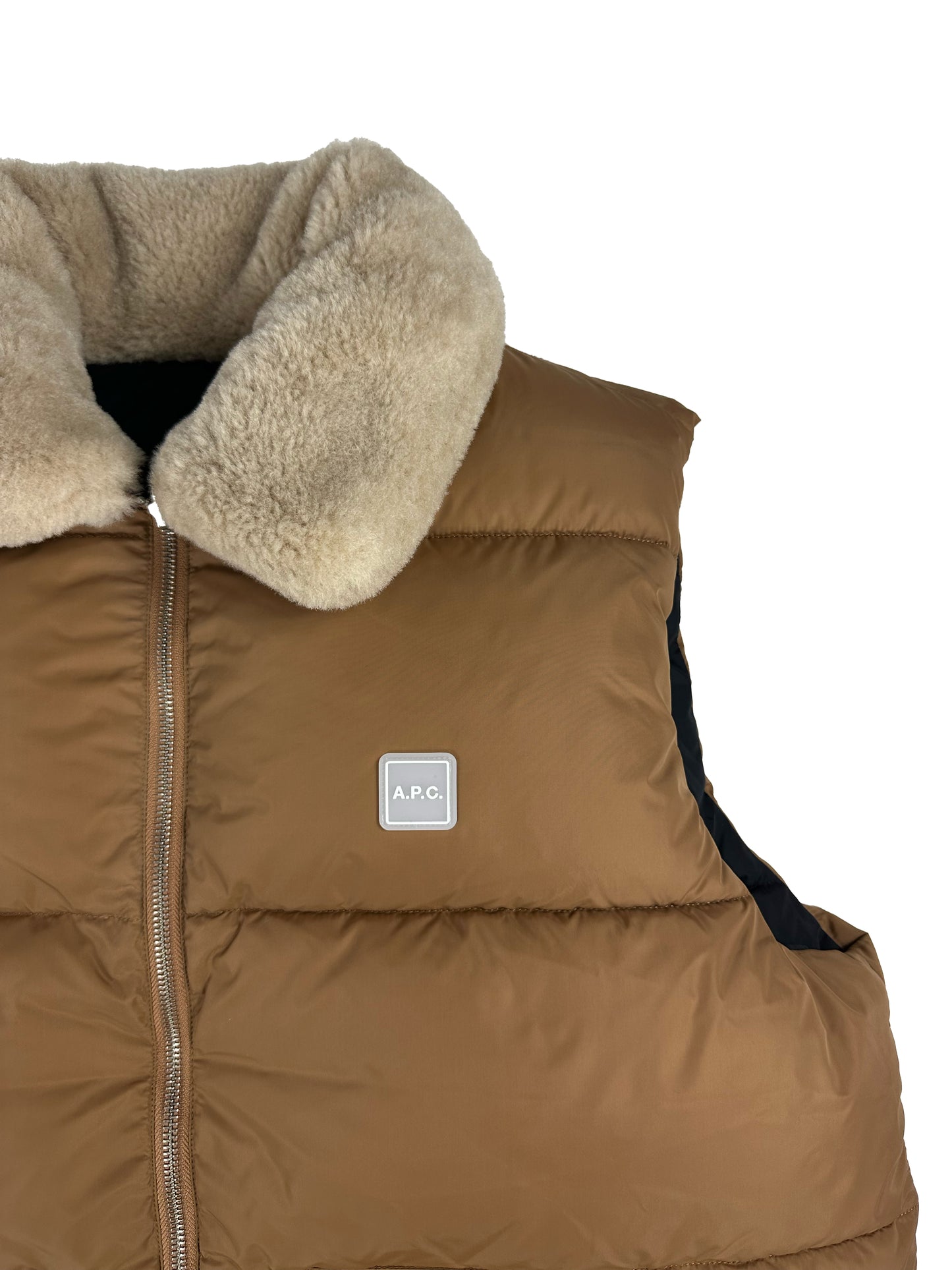 A.P.C. - Smanicato Teddy Vest Reversibile