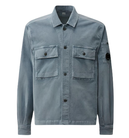 Corduroy Buttoned Utility Overshirt