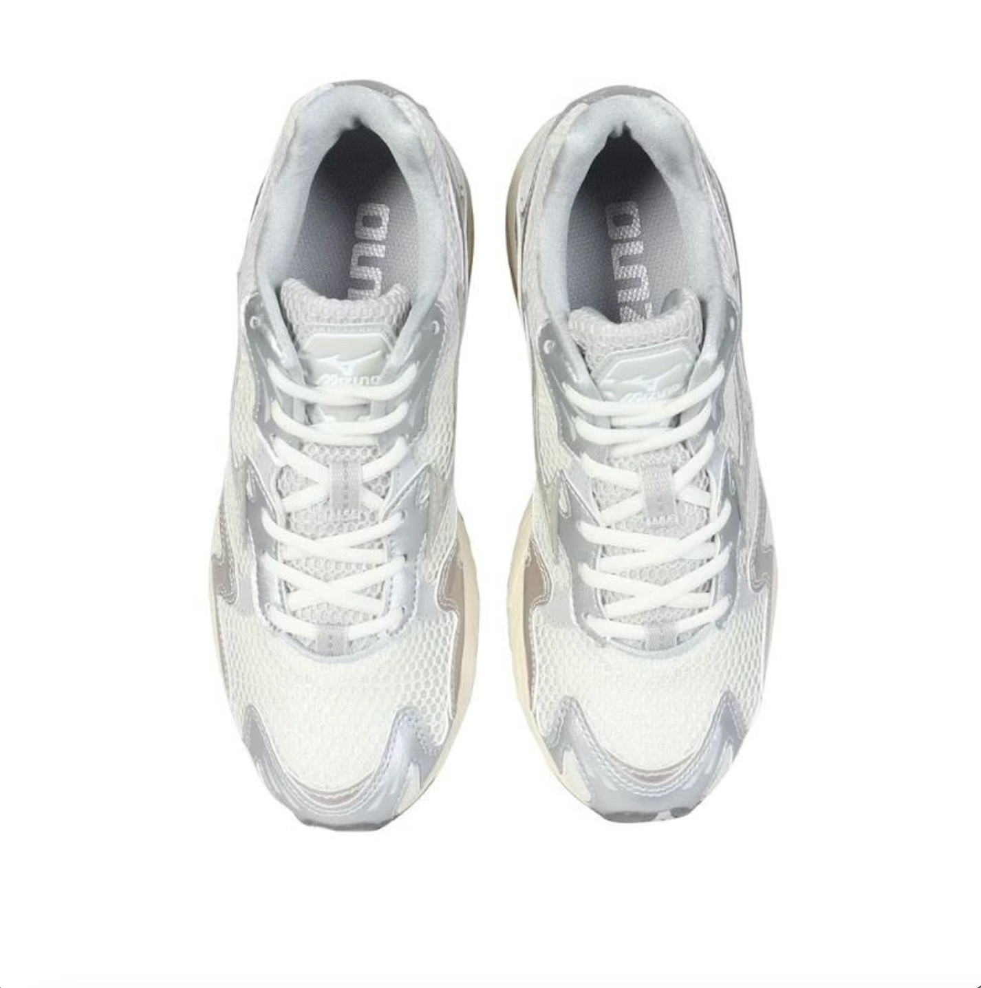 Mizuno Wave Rider 10 Metallic Snow White