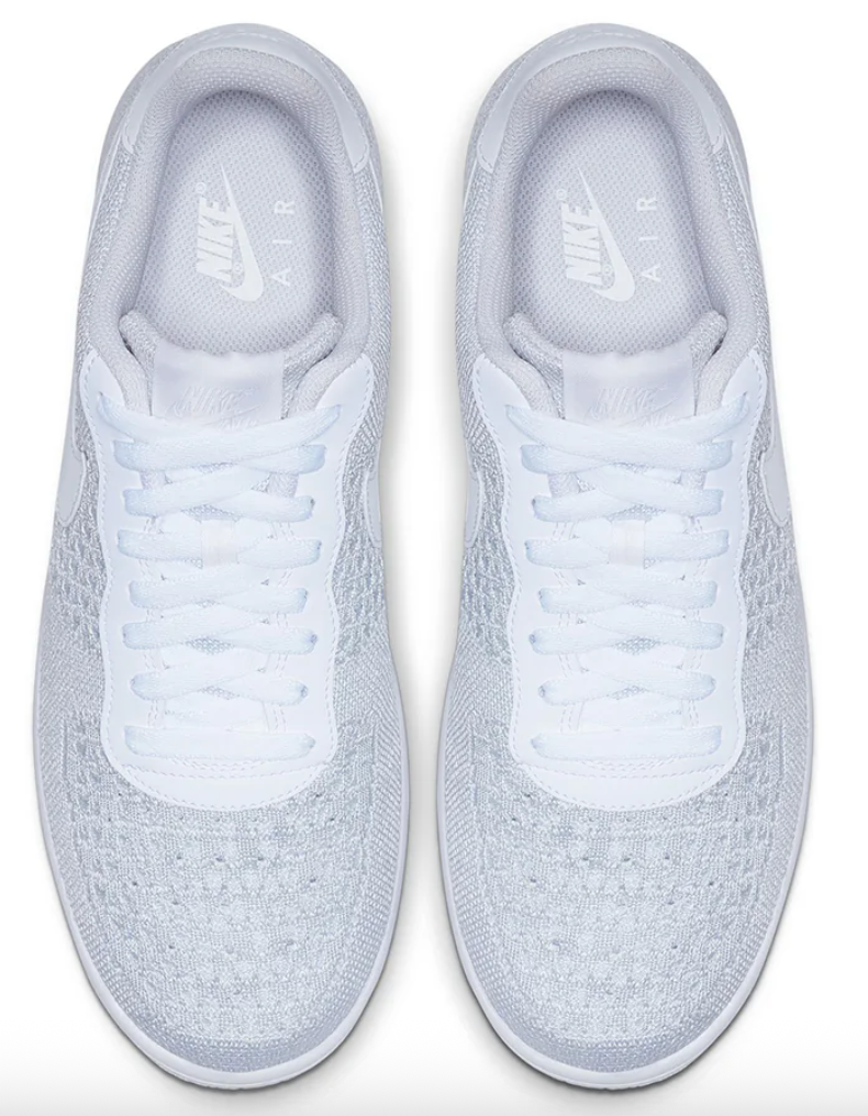 Nike - Air Force 1 Flyknit 2 White Pure Platinum