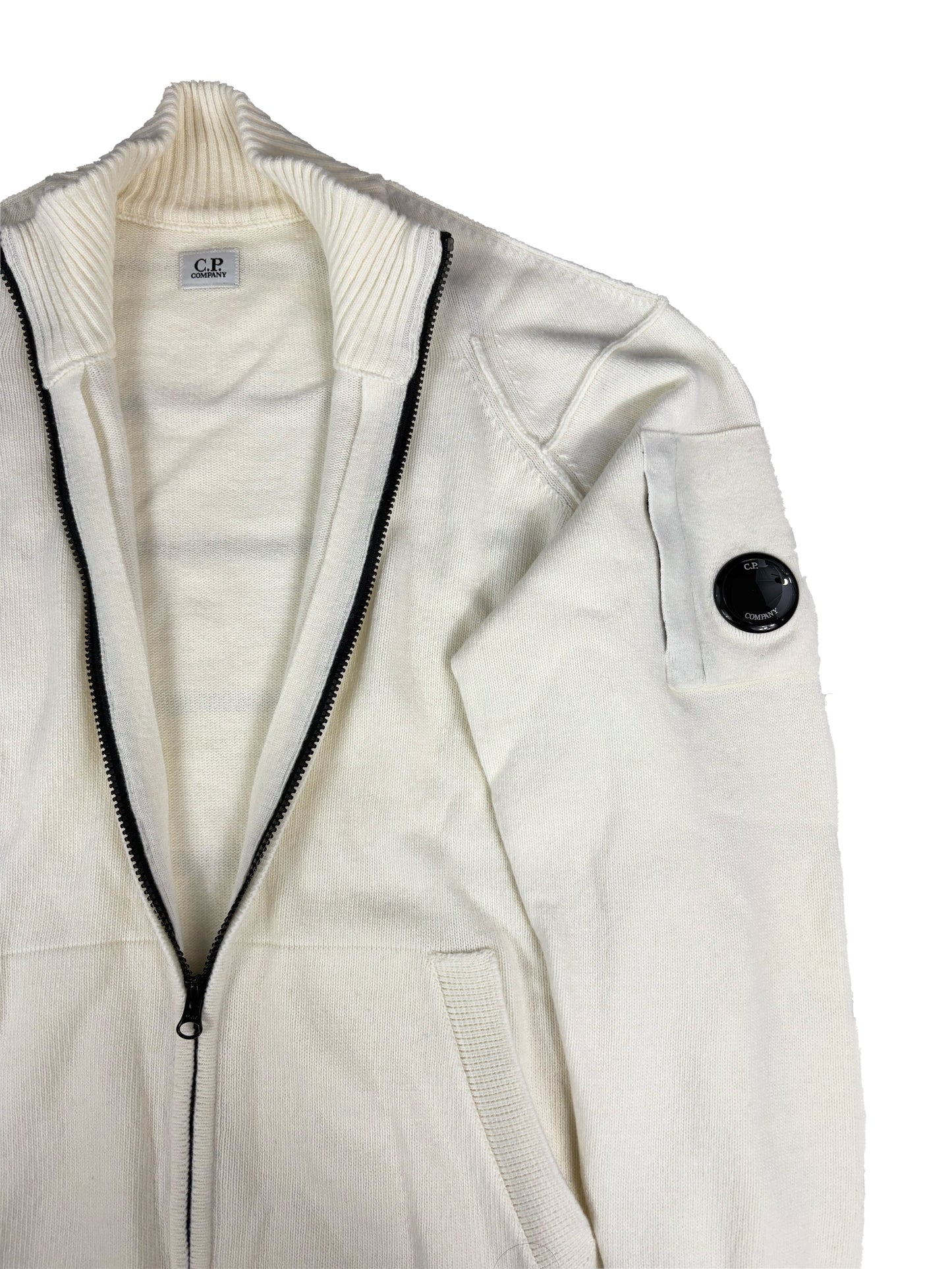 C.P. Company - Cardigan con Zip Lambswool