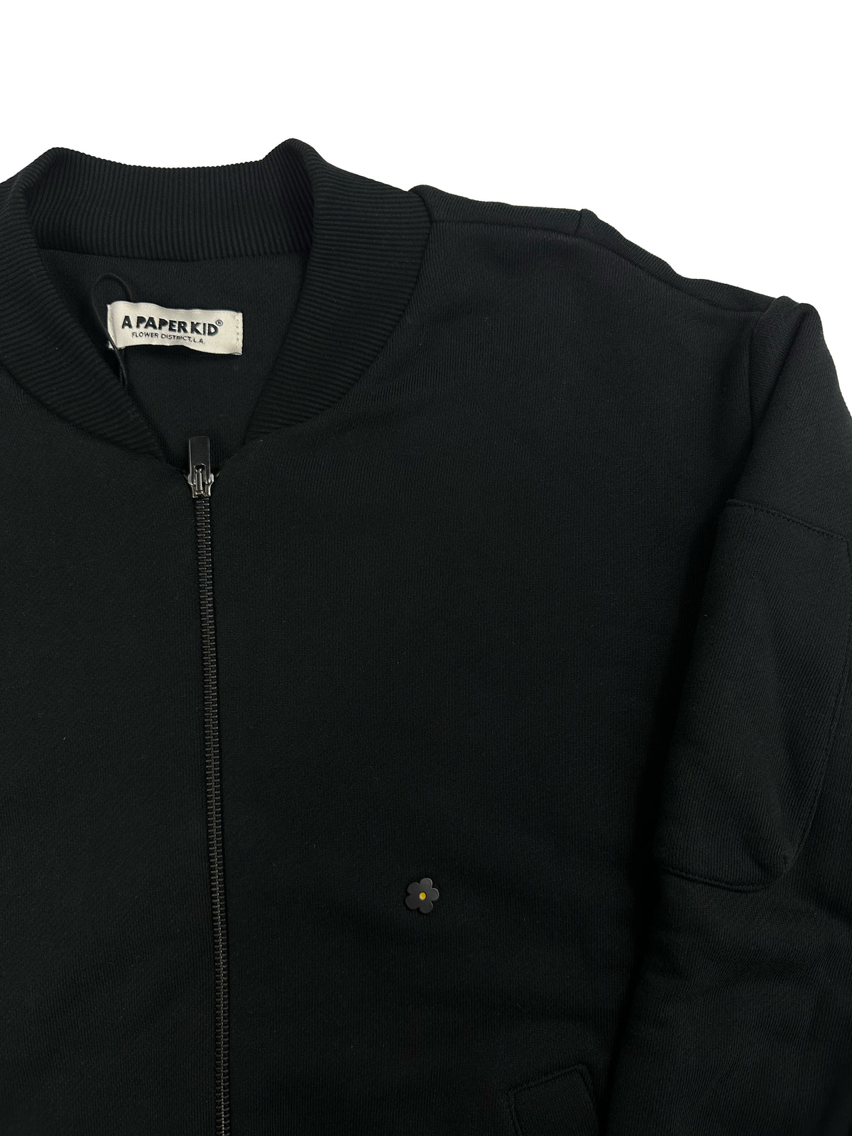 Shajacket A Paper Kid Black Bomber Jacket - Sha Archive