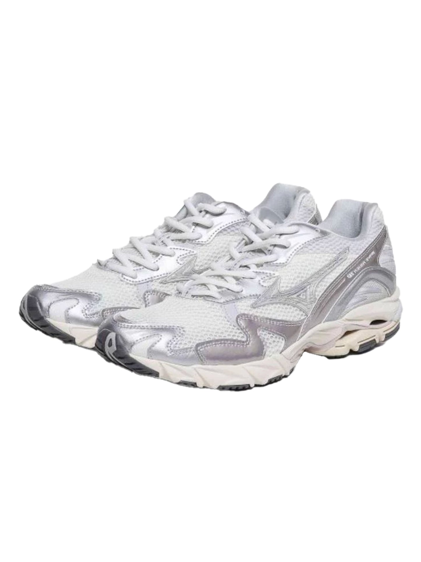 Mizuno Wave Rider 10 Metallic Snow White