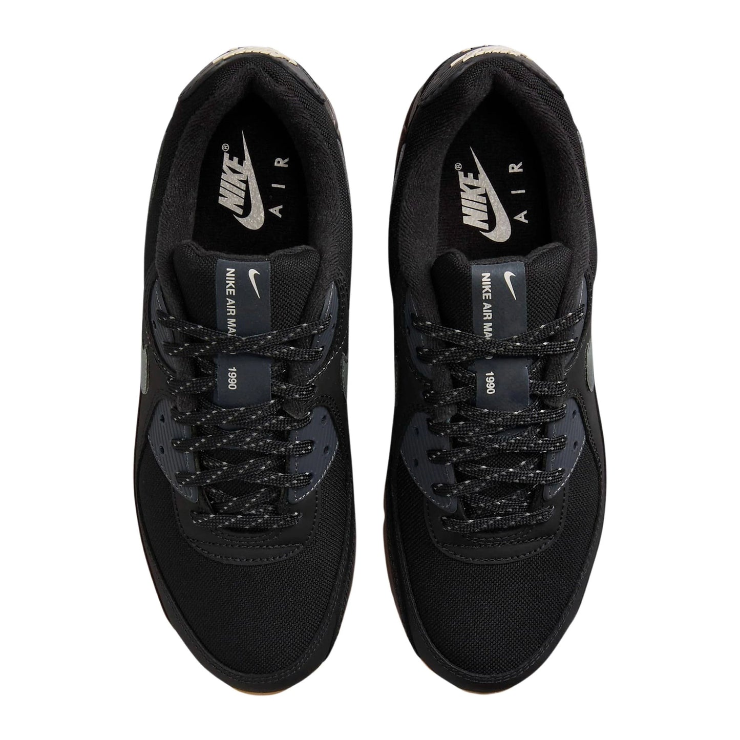 Nike - Air Max 90 Black Smoke Grey Gum Reflective