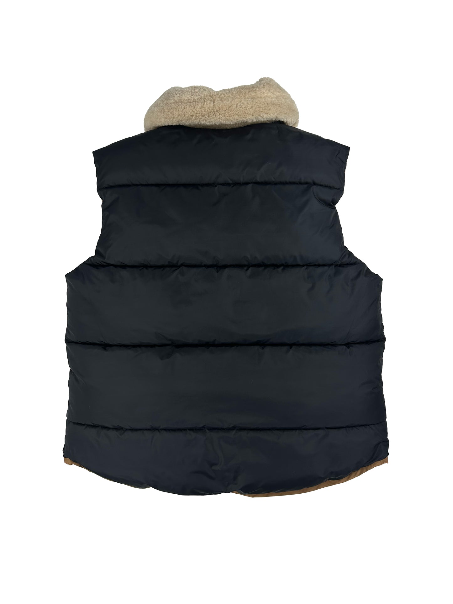 A.P.C. - Smanicato Teddy Vest Reversibile